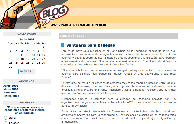 blog.com.mx 11 años en linea - 11 years online